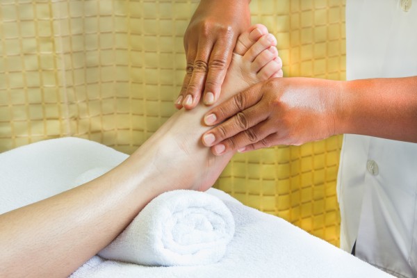 Foot Massage, Spa Foot Oil Treatment.